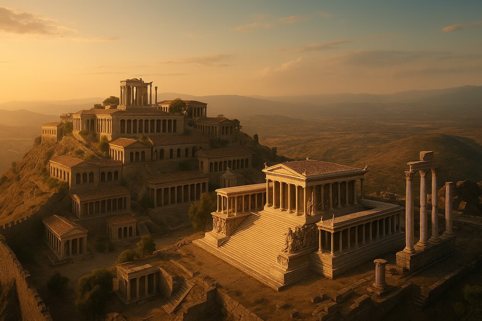 Pergamon – orașul care a inventat pergamentul și a ridicat Tronul Satanei